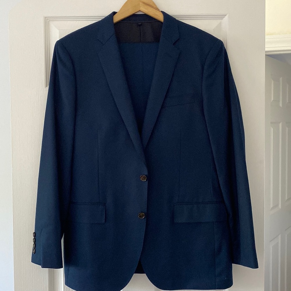 J crew wool suit 40R, 33/32 pant